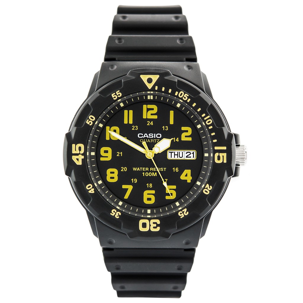 Đồng hồ nam dây nhựa Casio Standard chính hãng Anh Khuê MRW-200H-9BVDF (44mm)