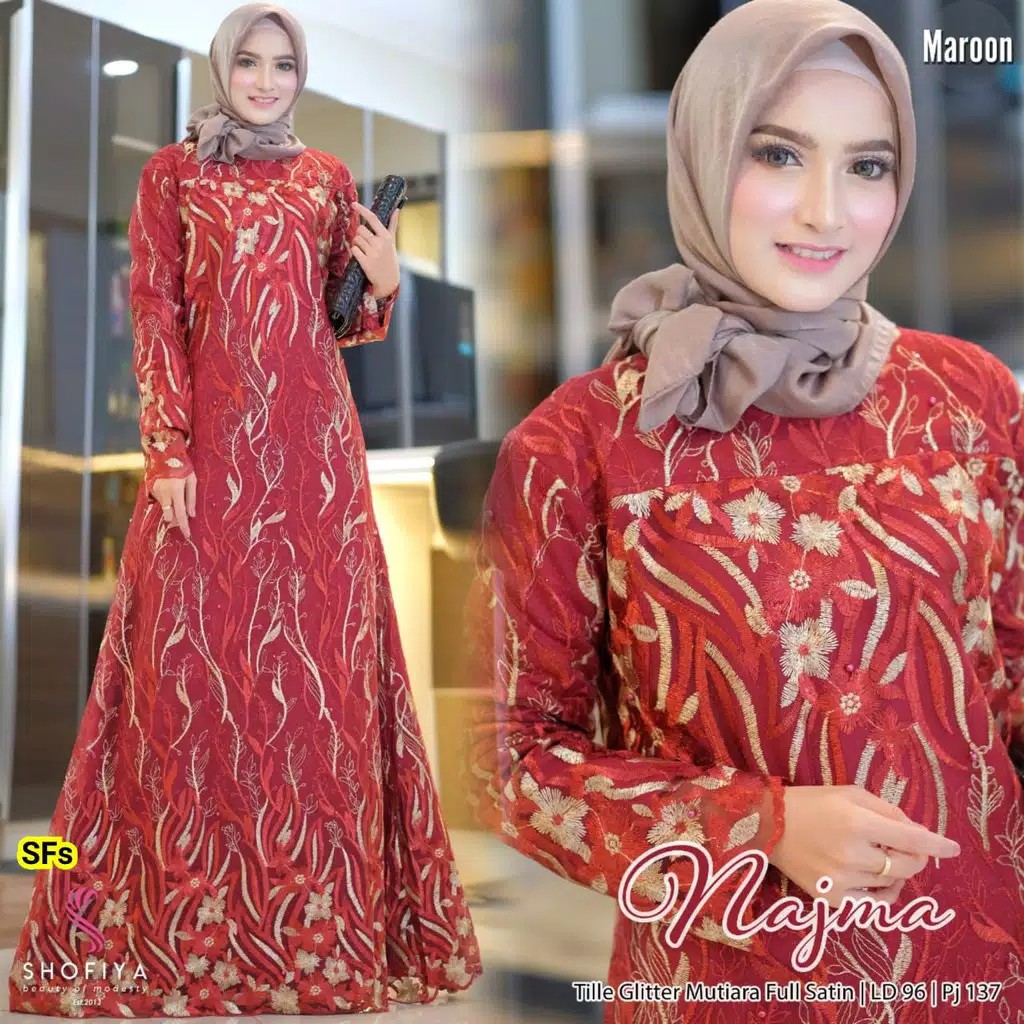 < < Đầm maxi Đồng Phục Dân Tộc Hồi Giáo Cỡ M - L - XL - XXL / Tiệc Tùng Cho Nữ