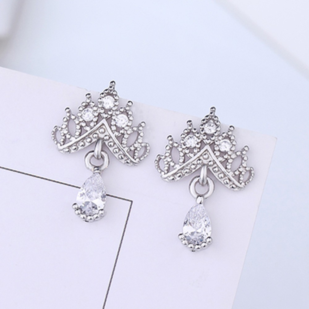 Hoa tai bạc ý 925 xinh xắn sang trọng HT12