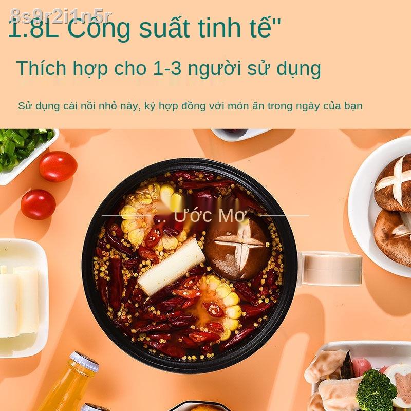 ◎﹍✘Nồi cơm điện KTX sinh viên lẩu phở đa năng mini nhỏ gọn chống dính