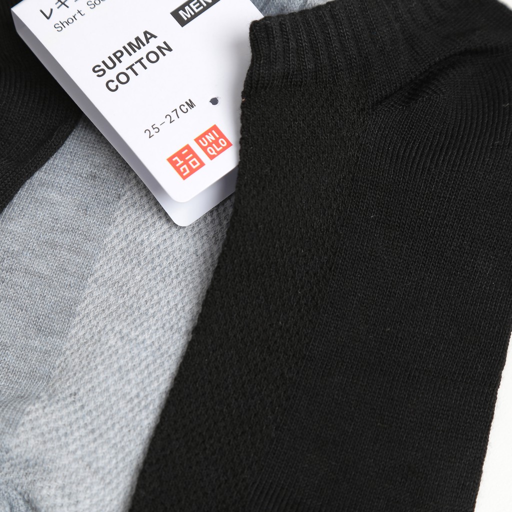 Tất nam nữ Unisex cổ ngắn phong cách Hàn Quốc,Vớ nam nữ cổ thấp dệt kim UNI01