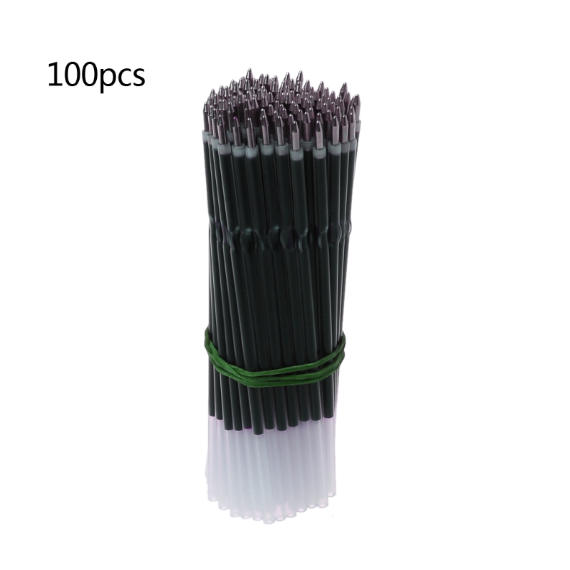 Bộ 100 ruột bút bi mực đen/xanh dương/đỏ ngòi 0.7mm