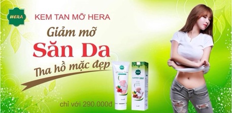 Kem tan mỡ Hera - slimming cream