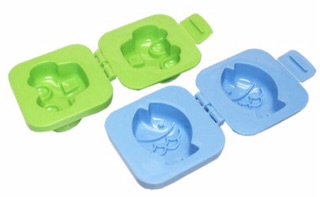 Bộ 2 khuôn ép cơm bento