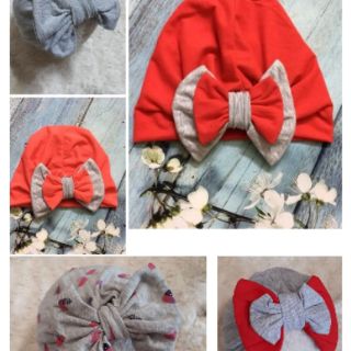Mũ turban nơ bé gái