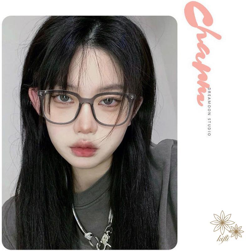 【kifli】Mắt Kính Gọng Vuông Chữ Thời Trang