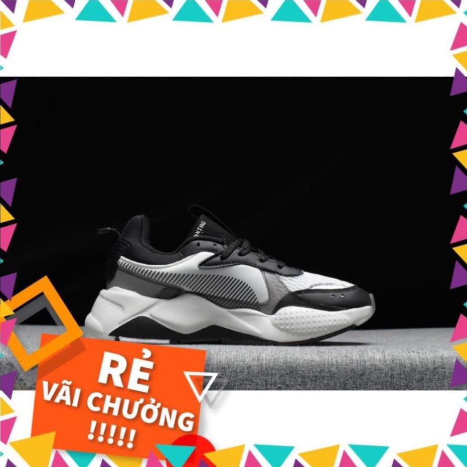 Xả 12.12 Giày chính hãng Puma RS-X Đen Xám Trắng Giày thông thường Giày thể thao 36-45 Cao Cấp . HOT Đẹp NEW : ' " : < |