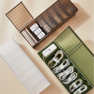 Hộp Đựng Dây Cáp Sạc / Điện Thoại Để Bàn Tiện Dụng