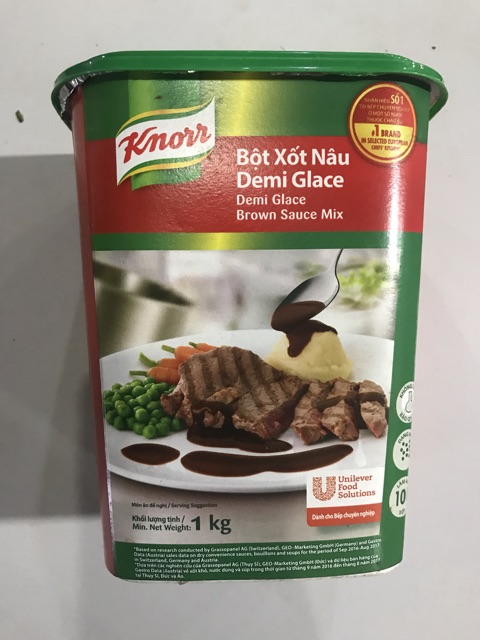 Bột xốt nâu Demi Glace [HÀNG CÔNG TY] ngon, ngọt nước loại 1kg