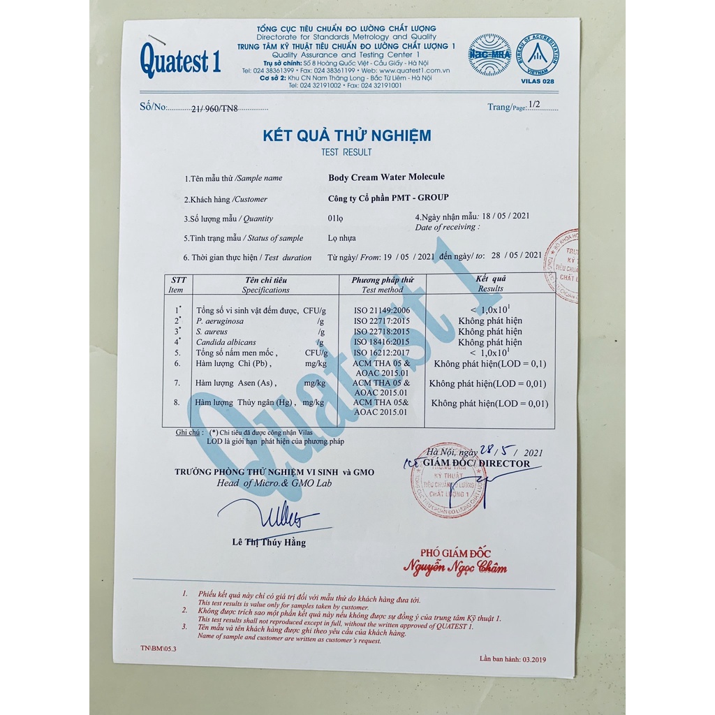 Kem Body Pmt Dưỡng Trắng Toàn Thân Với Công Nghệ Hạt Nano Phân Tử Nước 300gram