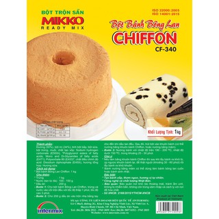 Bột bông lan nướng Chiffon phô mai 1kg - MIKKO HƯƠNG XƯA