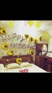 Set bóng cưới HAPPY WEDDING