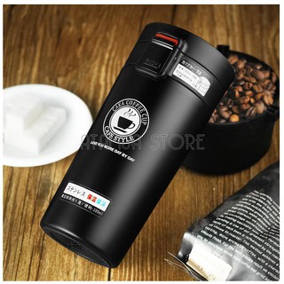 Bình Giữ Nhiệt Pha Cà Phê 2 Nắp Hàn Quốc