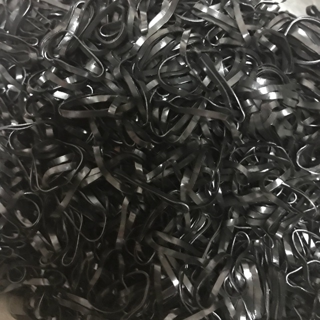 1 lạng chun đen buộc tóc
