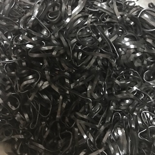 1 lạng chun đen buộc tóc