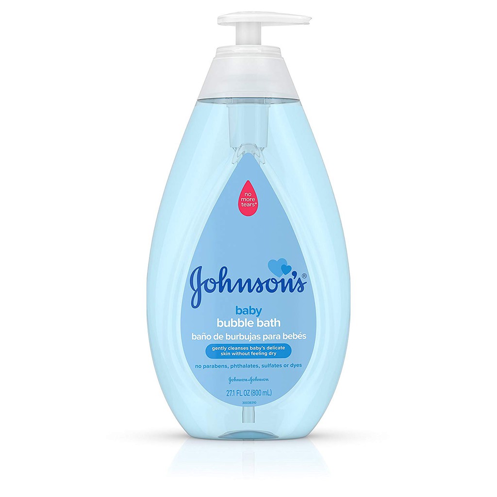 Sữa tắm tạo bọt cho trẻ nhỏ Johnson’s Baby Bubble Bath for Gentle Baby Skin Care 800ml (Mỹ)