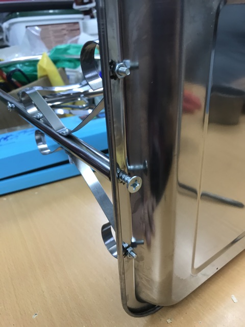 Cầu đứng inox nhỏ , trung , đại cho vẹt.