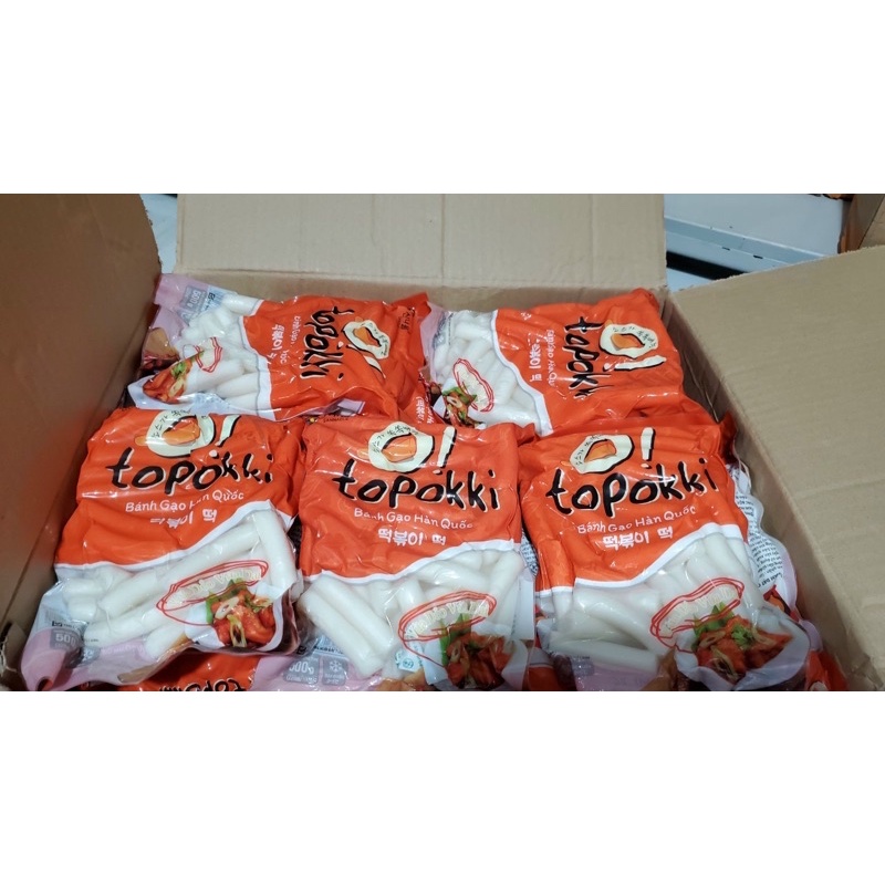 Bánh Gạo cay Hàn Quốc Tokbokki 500gr