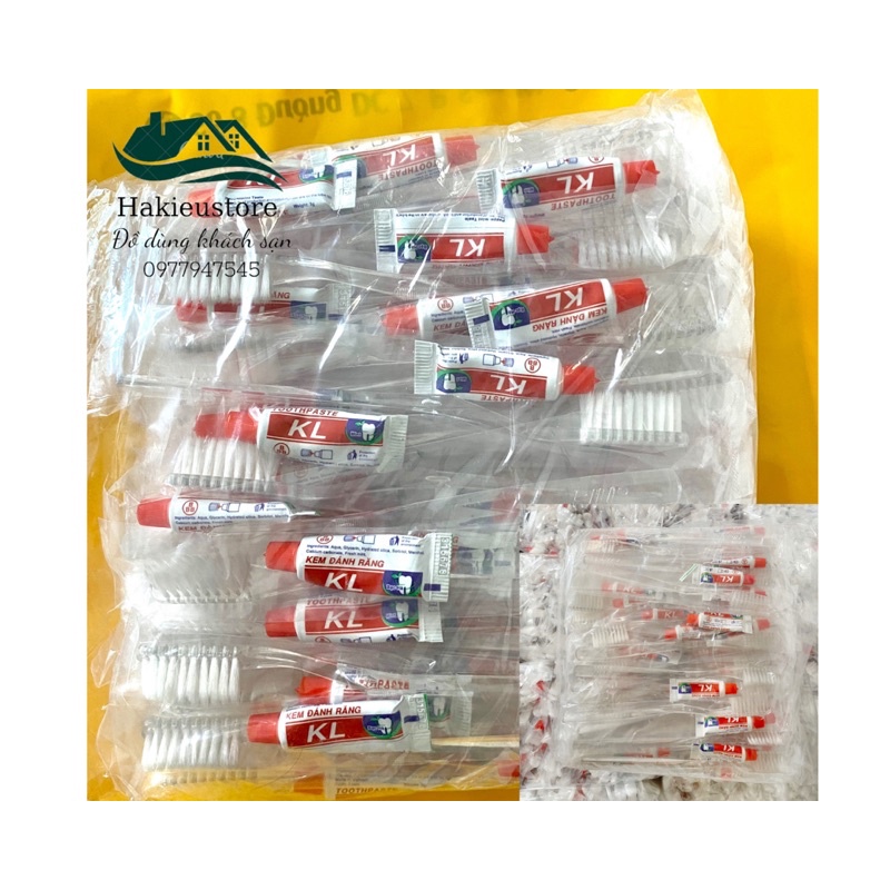Bàn chải kem đỏ Cao Cấp Mềm Mịn cho nhà nghỉ, khách sạn cao cấp