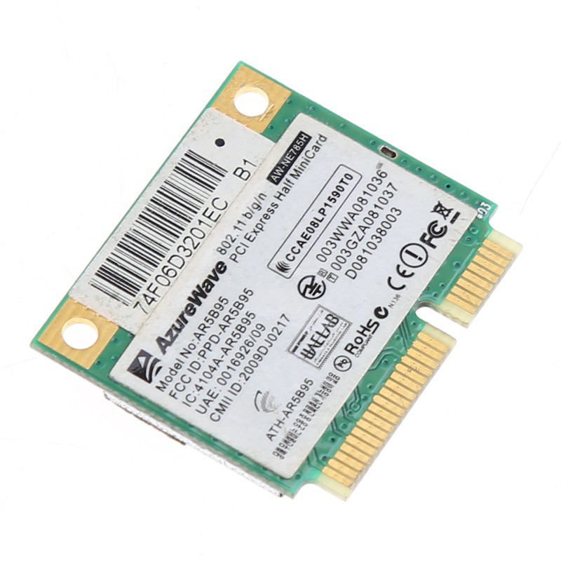 Thẻ mạng wifi PCI-E nhỏ một nửa AR9285 AR5B95 cho Atheros