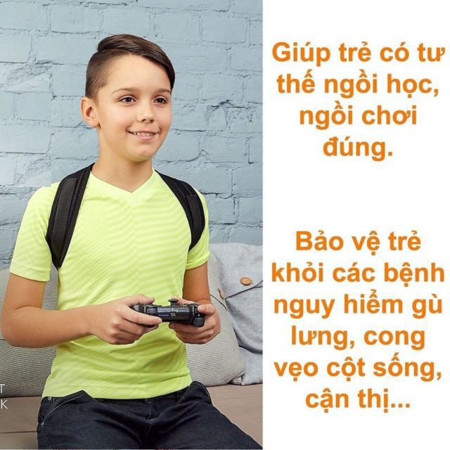 [HOT HA] Đai chống gù lưng, cong vẹo, định hình cột sống, cổ, vai, gáy-Đai định hình cơ thể chống gù lưng 