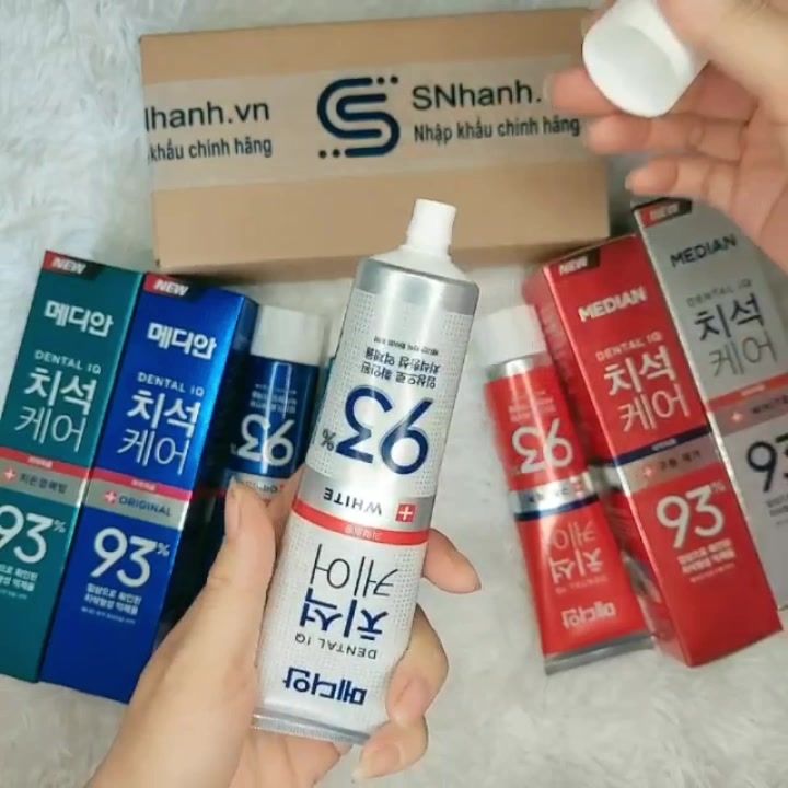 [HÀNG CHÍNH HÃNG TEM PHỤ] Kem đánh răng Median 93% Hàn Quốc 120g | BigBuy360 - bigbuy360.vn