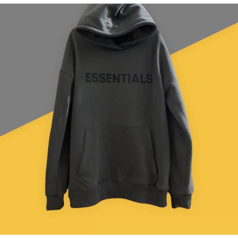 Áo hoodie essentials nỉ bông dày dặn mũ hai lớp kèm bảng size hokadoshop | BigBuy360 - bigbuy360.vn