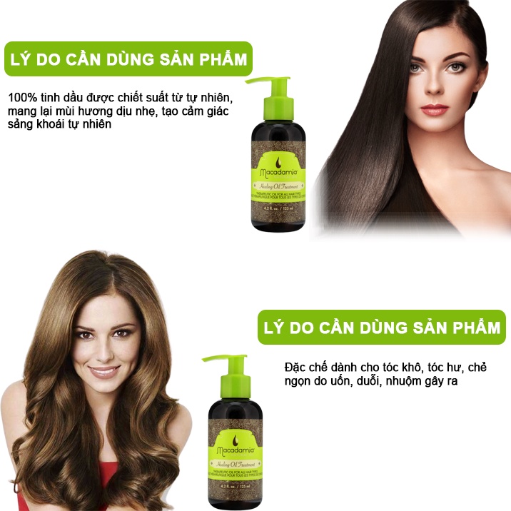 Tinh Dầu Dưỡng Tóc MACADAMIA NATURAL OIL 125 ML Phục Hồi Hư Tổn Lamyra