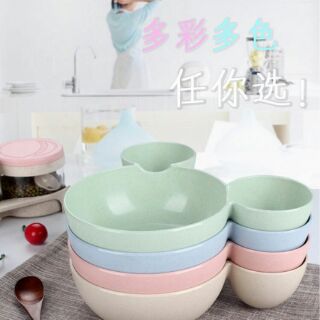 BỘ BÁT ĂN DẶM lúa mạch CHIA NGĂN MICKY Nhật Bản CHO BÉ