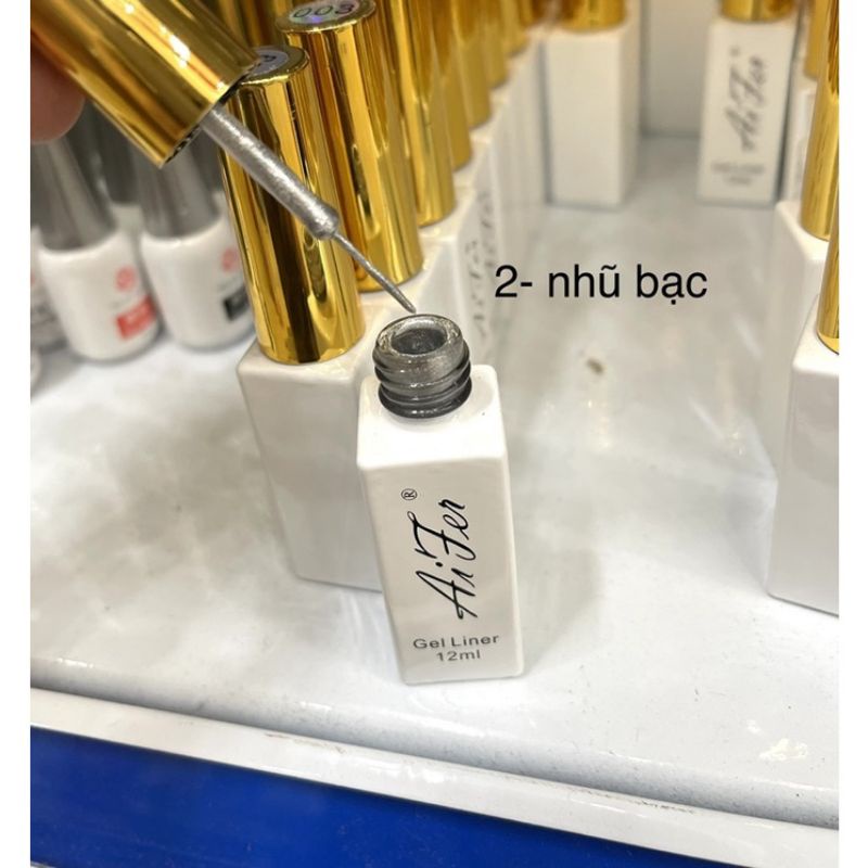 gel vẽ nail, sét gel vẽ nail 12 màu