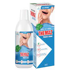 Nước Súc Họng Themaz Fresh & Clean - Làm Sạch Răng Miệng, Giảm Mảng Bám Răng, Giảm Viêm Loét, Nhiệt Miệng