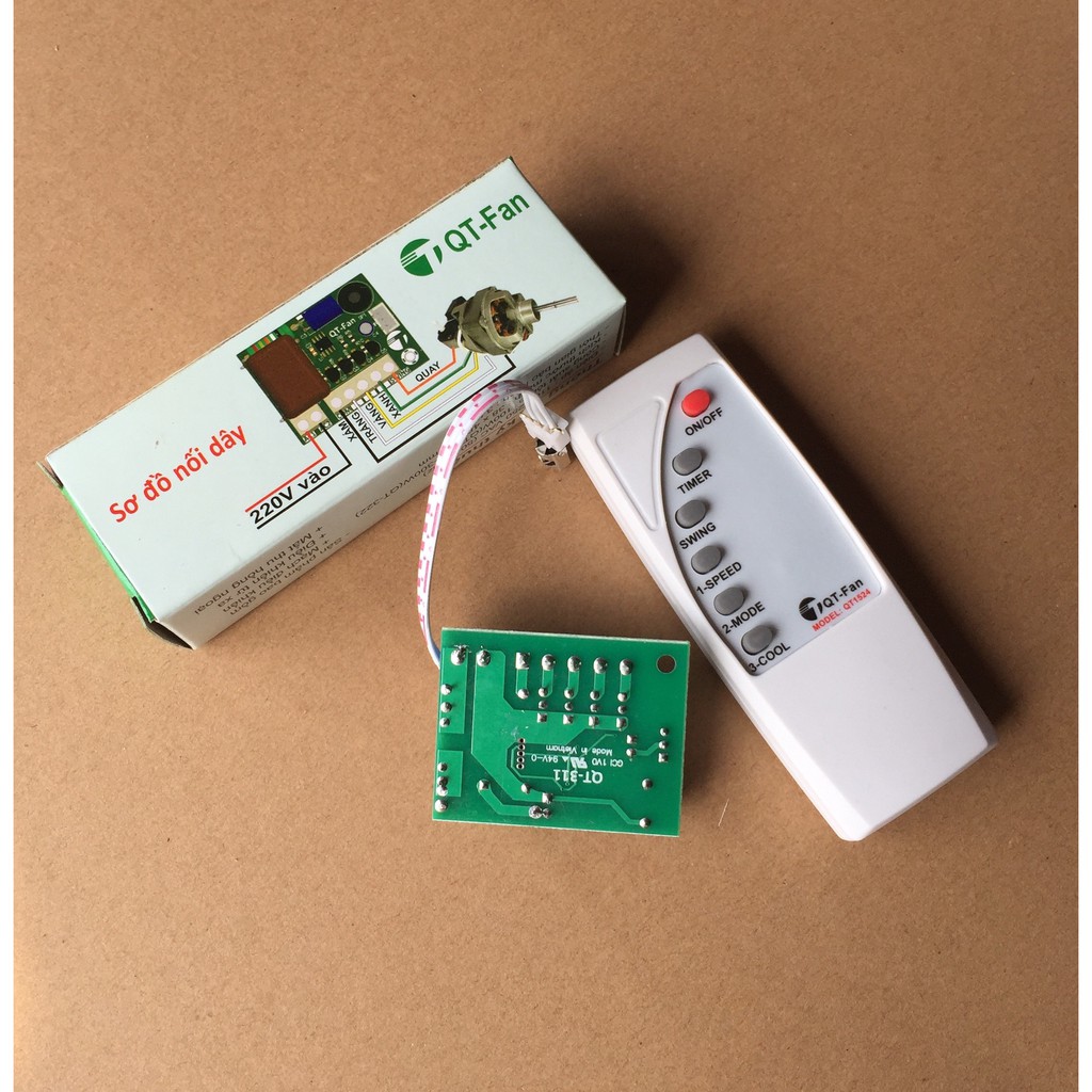 Mạch điều khiển từ xa và remote - Biến quạt thường thành quạt điều khiển (VN). | BigBuy360 - bigbuy360.vn