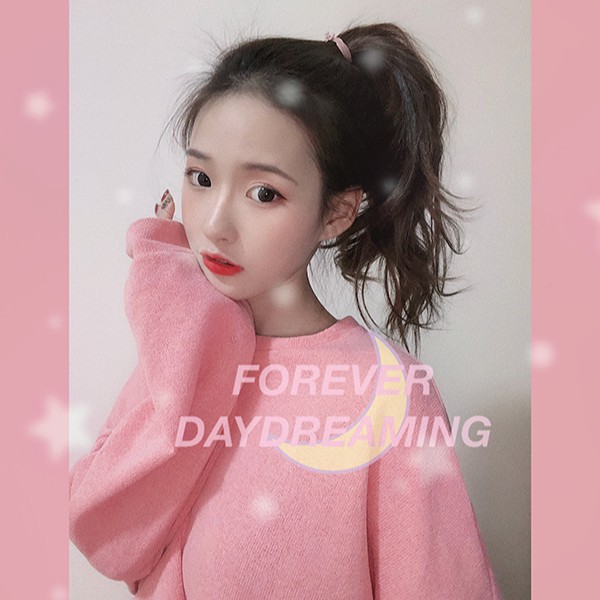 Dây Buộc Tóc Co Dãn Trang Trí Hoa Xinh Xắn Cho Nữ B507