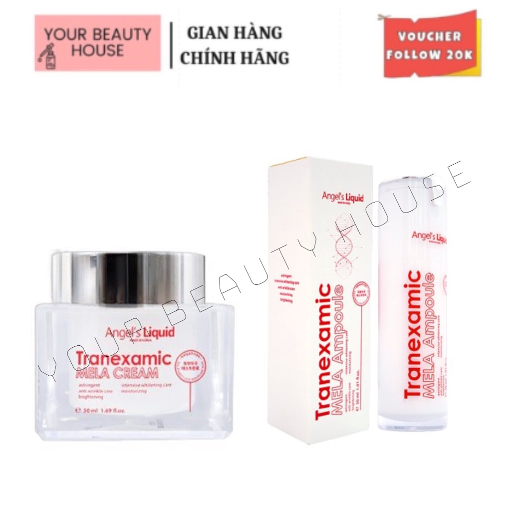 [Chính hãng] Bộ Đôi Mờ Nám Chuyên Sâu Angel's Liquid Tranexamic Mela