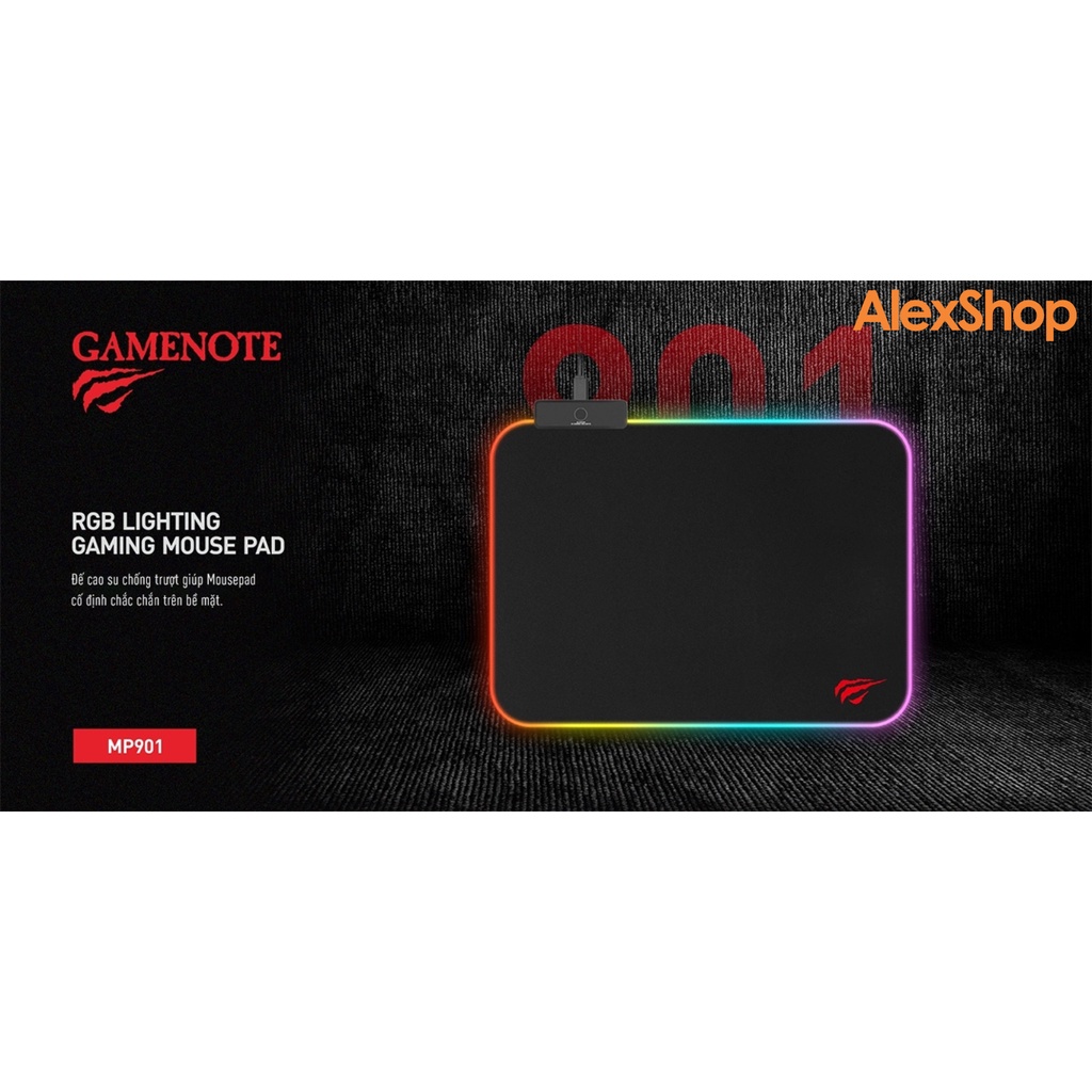 [Chính Hãng] Lót Chuột Mousepad RGB Havit MP901  - Bảo Hành 1 Đổi 1 12 Tháng