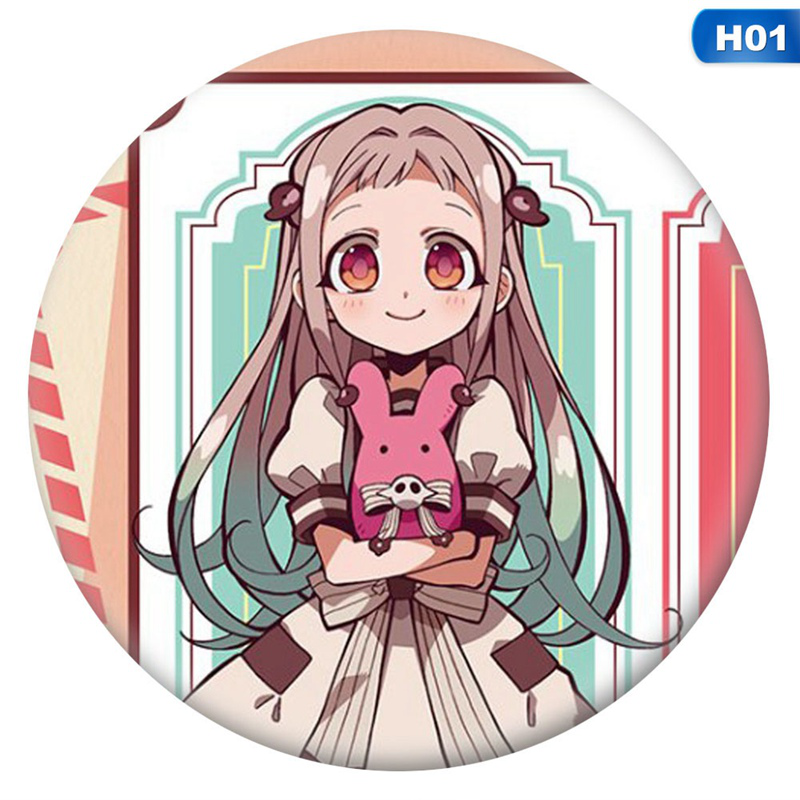 flowersqueen Ghim Cài Áo Hình Nhân Vật Nữ Anime Dễ Thương