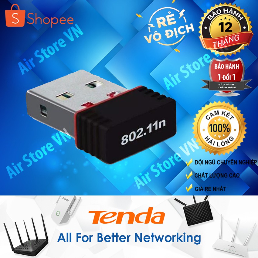 USB WIFI 802.11 NANO-MẪU MỚI-KHÔNG ANTEN