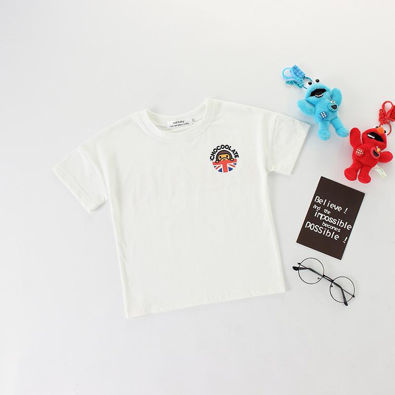 Áo thun cotton tay ngắn thời trang mùa hè cho bé trai
