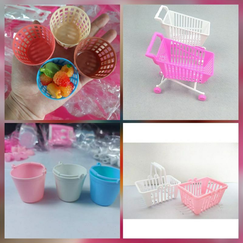 Giỏ đựng đồ mini cho búp bê