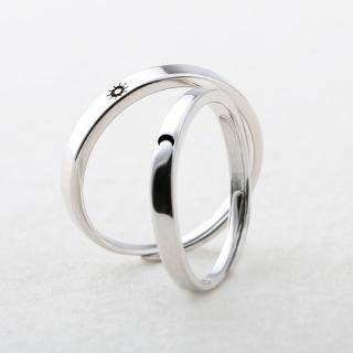 Bộ 2 nhẫn đôi khắc hoạ tiết độc đáo