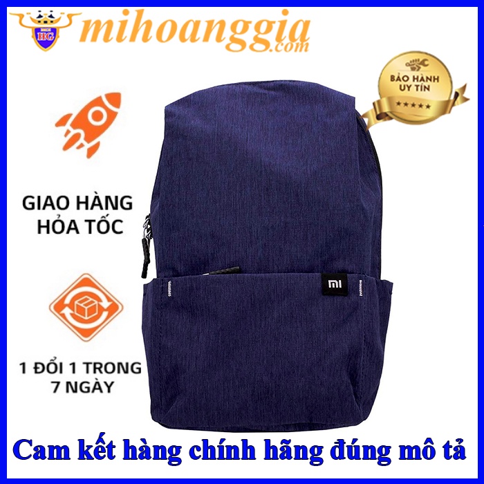 Hoả tốc | Balo Xiaomi mini Mi Casual Daypack chống thấm nước 4 bậc | MIHOANGGIA