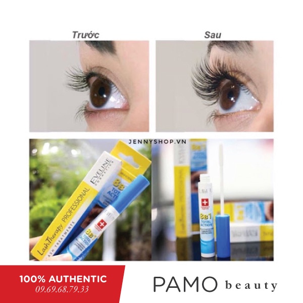 Huyết thanh dưỡng dài mi Eveline 8 in 1 Total Action | BigBuy360 - bigbuy360.vn