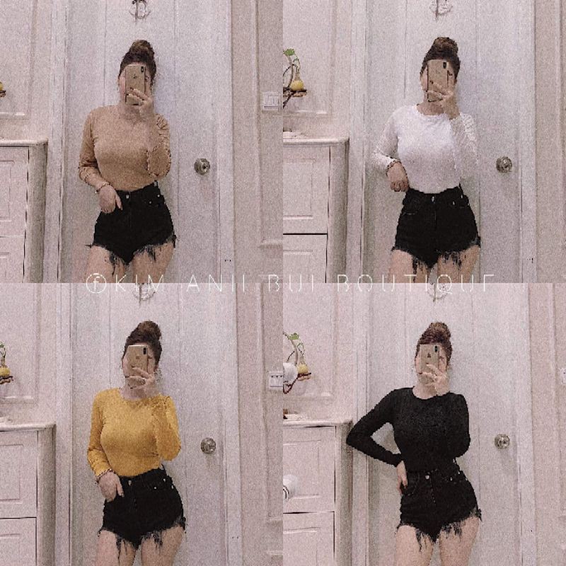 Áo thun trơn ôm body