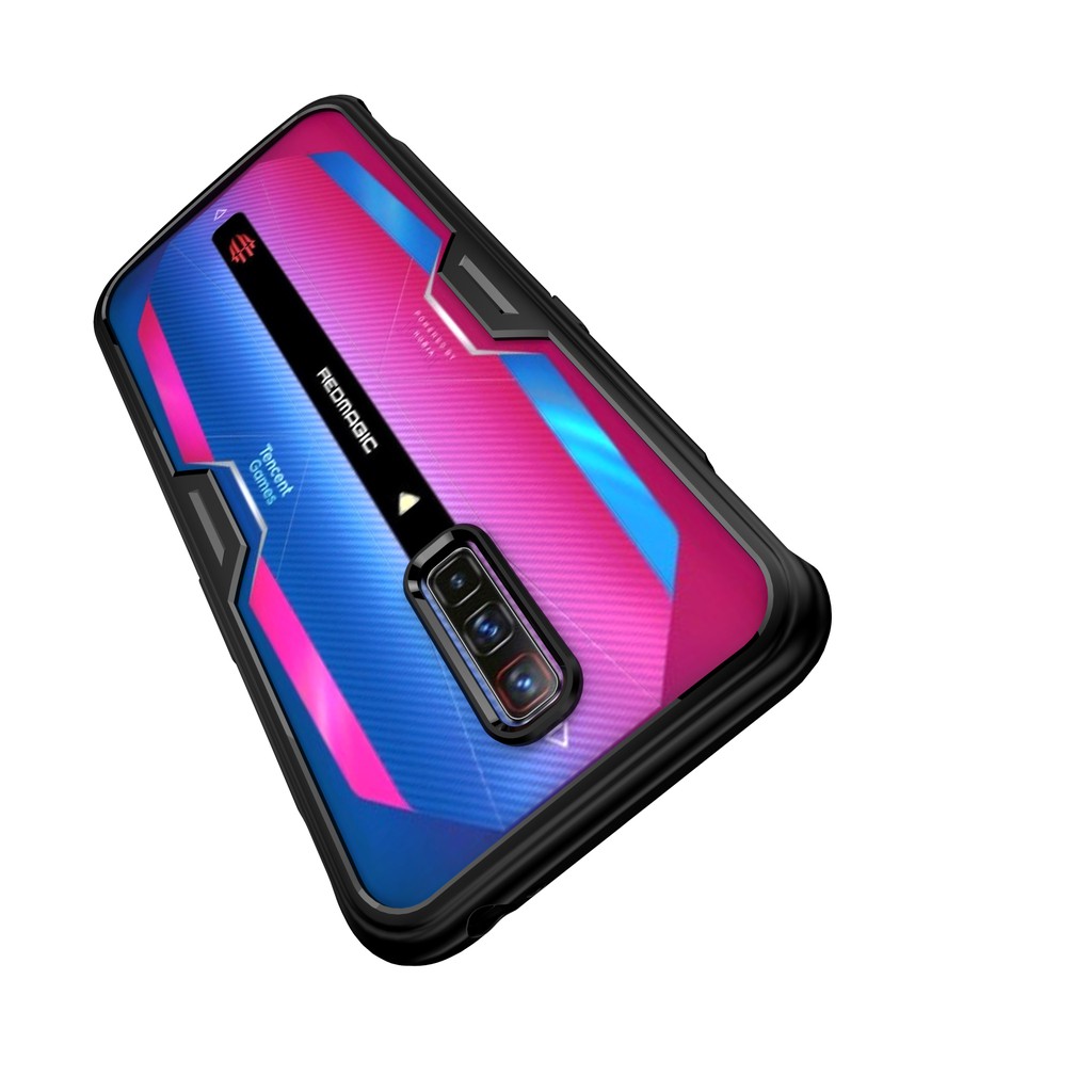 Ốp lưng Red Magic 6 / 6 Pro / 6s Pro dùng chung chống sốc thể thao lưng trong viền màu cao cấp