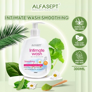 Dung dịch vệ sinh phụ nữ alfasept intimate wash smoothing chiết xuất cúc - ảnh sản phẩm 2