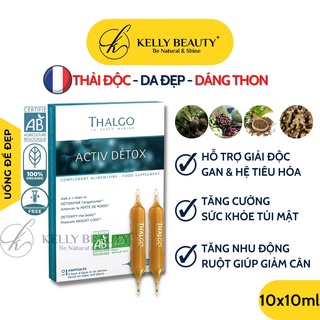 Thalgo activ detox - nước uống giải độc gan mật, thanh lọc cơ thể; giúp da tươi sáng, dáng thon gọn | kelly beauty