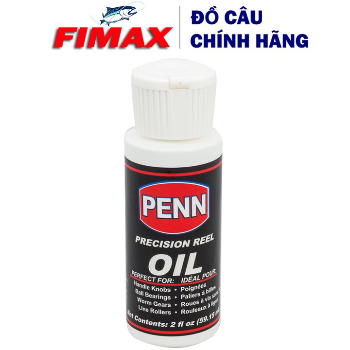 Dầu bôi trơn máy câu cá PENN Reel OIL 59ml/118ml-Dầu tra máy câu-Dầu bảo dưỡng máy câu