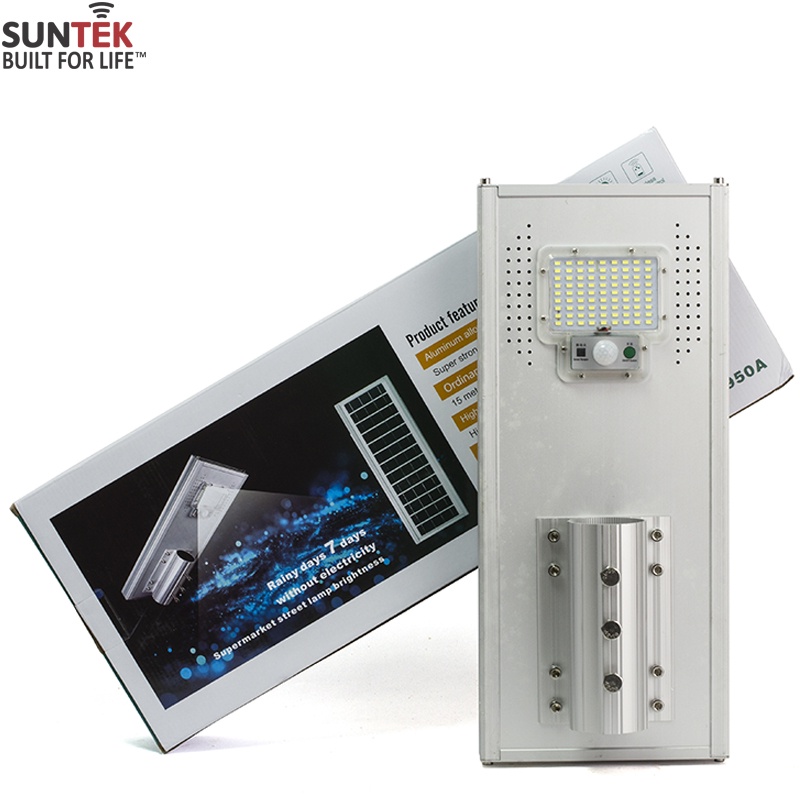 Đèn Đường Năng Lượng Mặt Trời Liền Thể SUNTEK LED Solar Light JD-1950A 50W - Hàng Chính Hãng - Bảo hành 3 năm 1 đổi 1