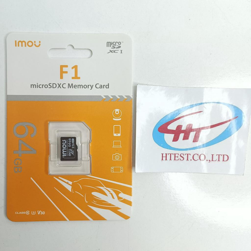 Thẻ nhớ microSD F1 IMOU 64G - Hàng chính hãng