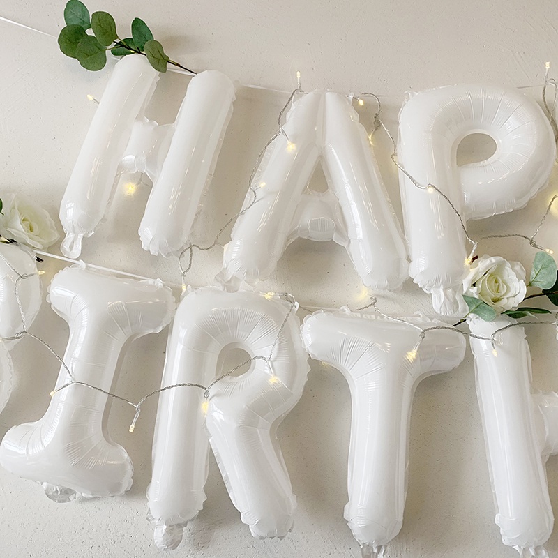 Bong Bóng Lõi Nhôm Hình Chữ Happy Birthday 16 Inch Có Thể Tái Sử Dụng Trang Trí Tiệc Sinh Nhật Cho Bé Và Người Lớn